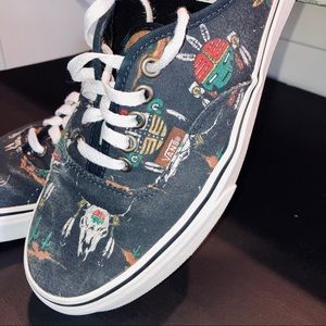 Vintage Canvas “Desert Tribe” Vans Southwestern